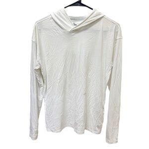 Under Armour Women's Fish Elite Sweatshirt, White/Halo Gray, Medium